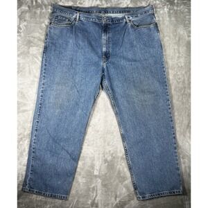 Levi's 550 Jeans mens Blue Relaxed fit Medium Wash Denim 48x30